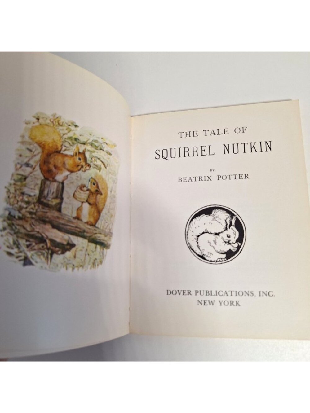 The Tale Of Squirrel Nutkin Beatrix Potter Vintage 1970s Dover Paperback - Picture 3 of 9